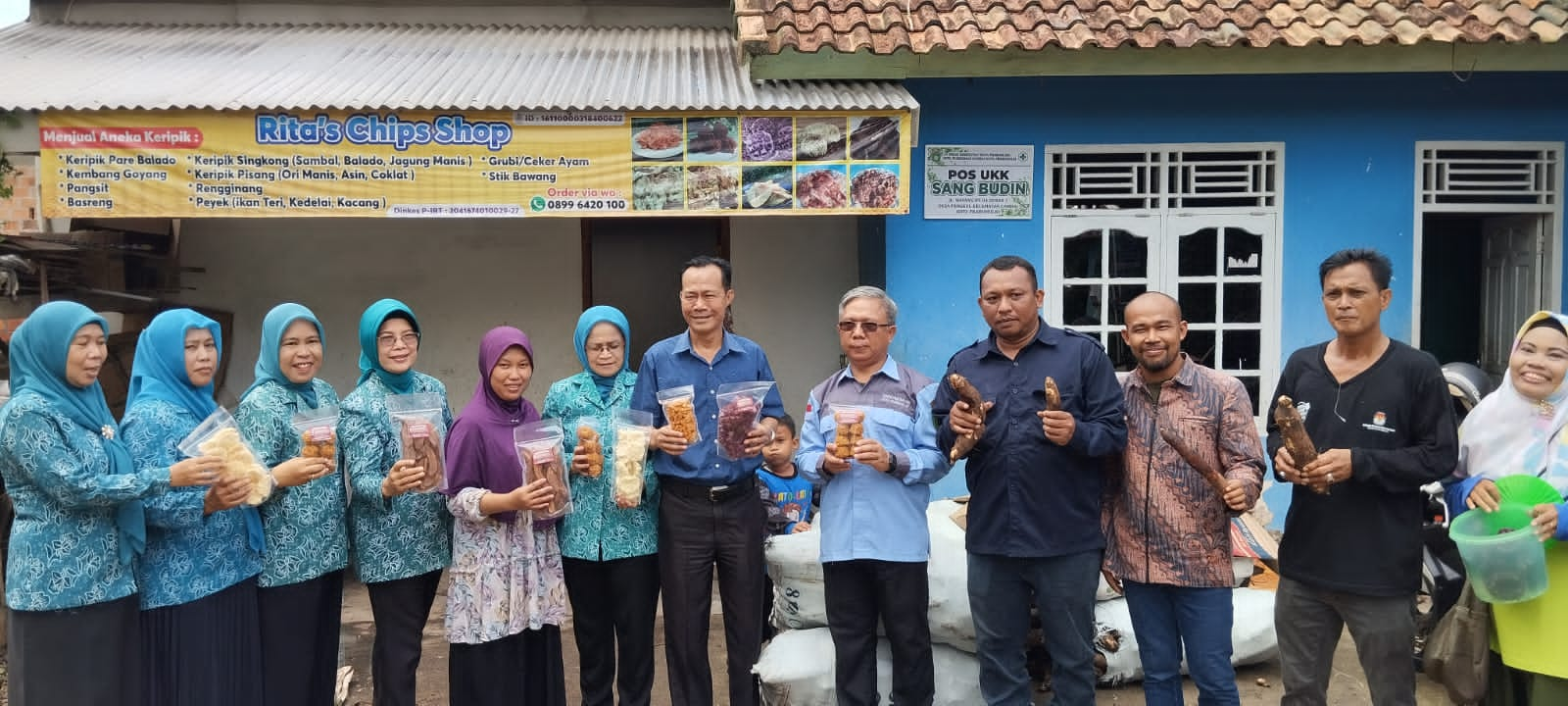 Kegiatan Panen Jagung dan Kunjungan Kepada Wa